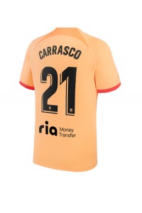 Fotbalové Dres Atletico Madrid Yannick Carrasco #21 Třetí Oblečení 2022-23 Krátký Rukáv
